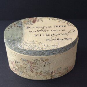 NIB Garden Life Trinket Box Designed by Linda Maron for The Seagull Co. 2008